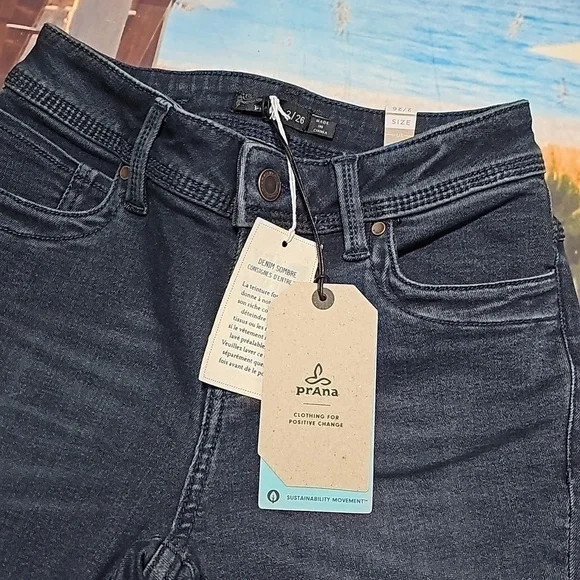 Prana Soma Skinny Jeans Size 2 New - Picture 4 of 7